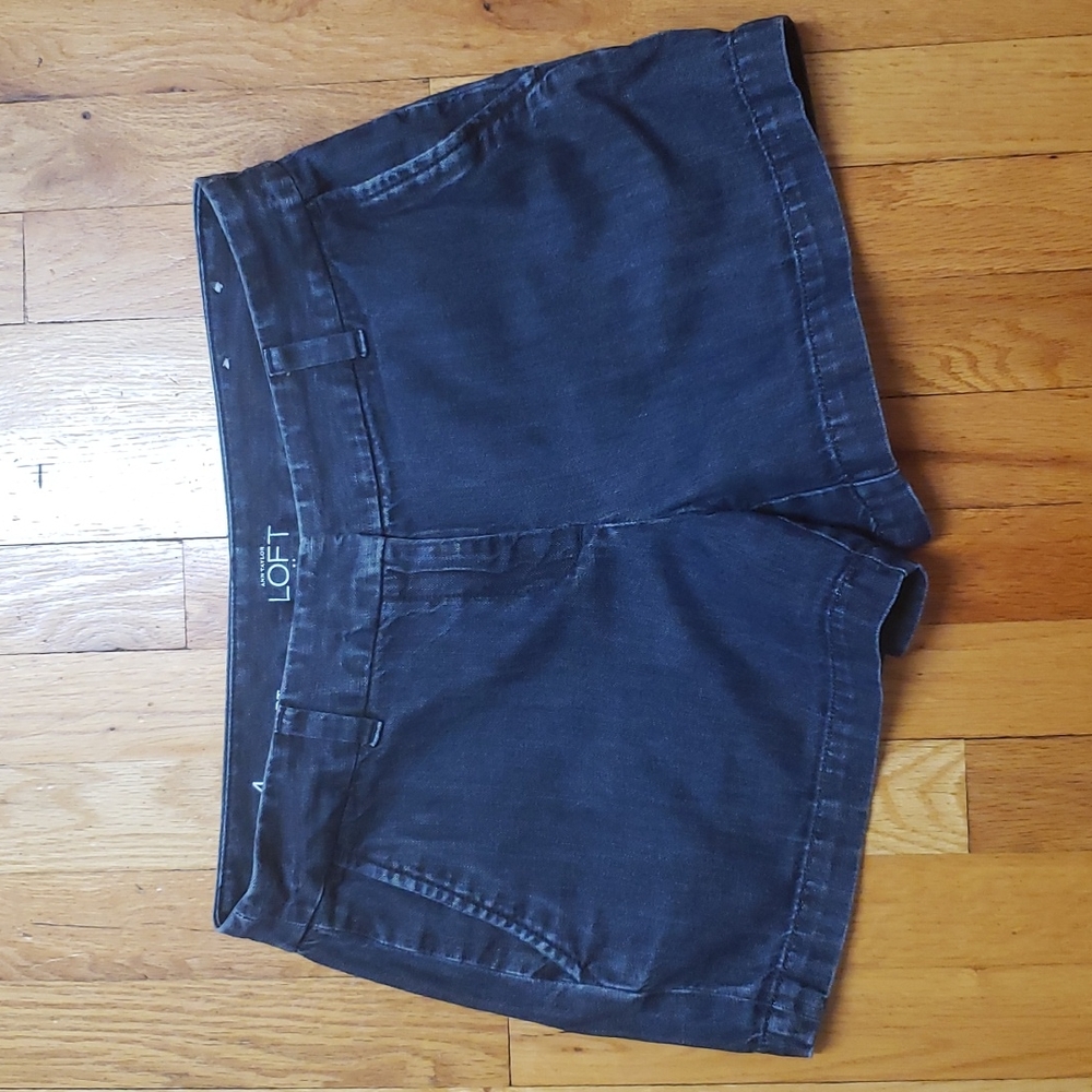 LOFT Dark Blue Jean Shorts